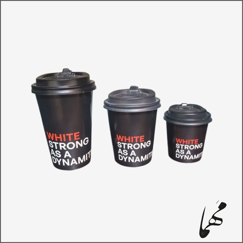لیوان دوجداره ۲۲۰ cc کرافت با چاپ برند اختصاصی