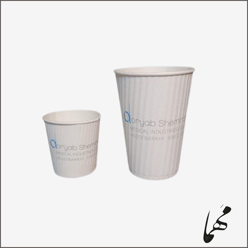 لیوان کاغذی دوجداره ۱۱۰ cc کرافت با چاپ برند شما